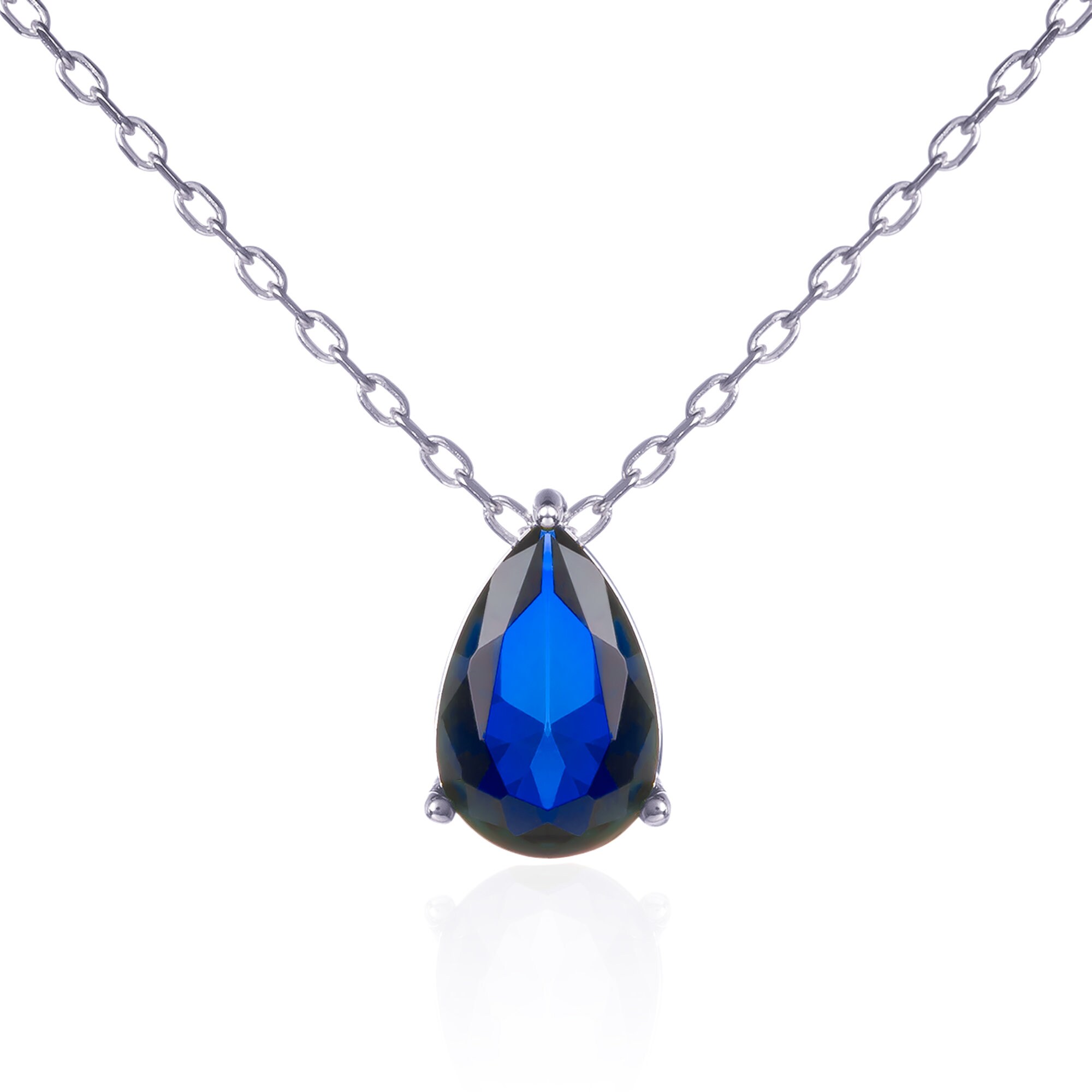 ★PEARLY MORE★ Drop Pendant Long Necklace EVELYN MULTI PEAR CZ DROP Y NECKLACE – NADRI