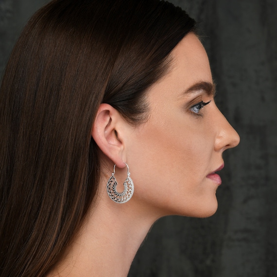 Orecchini Cerchi Martellati Donna, Diverse Misure E Rifiniture - Feelings Jewels - Foto 4