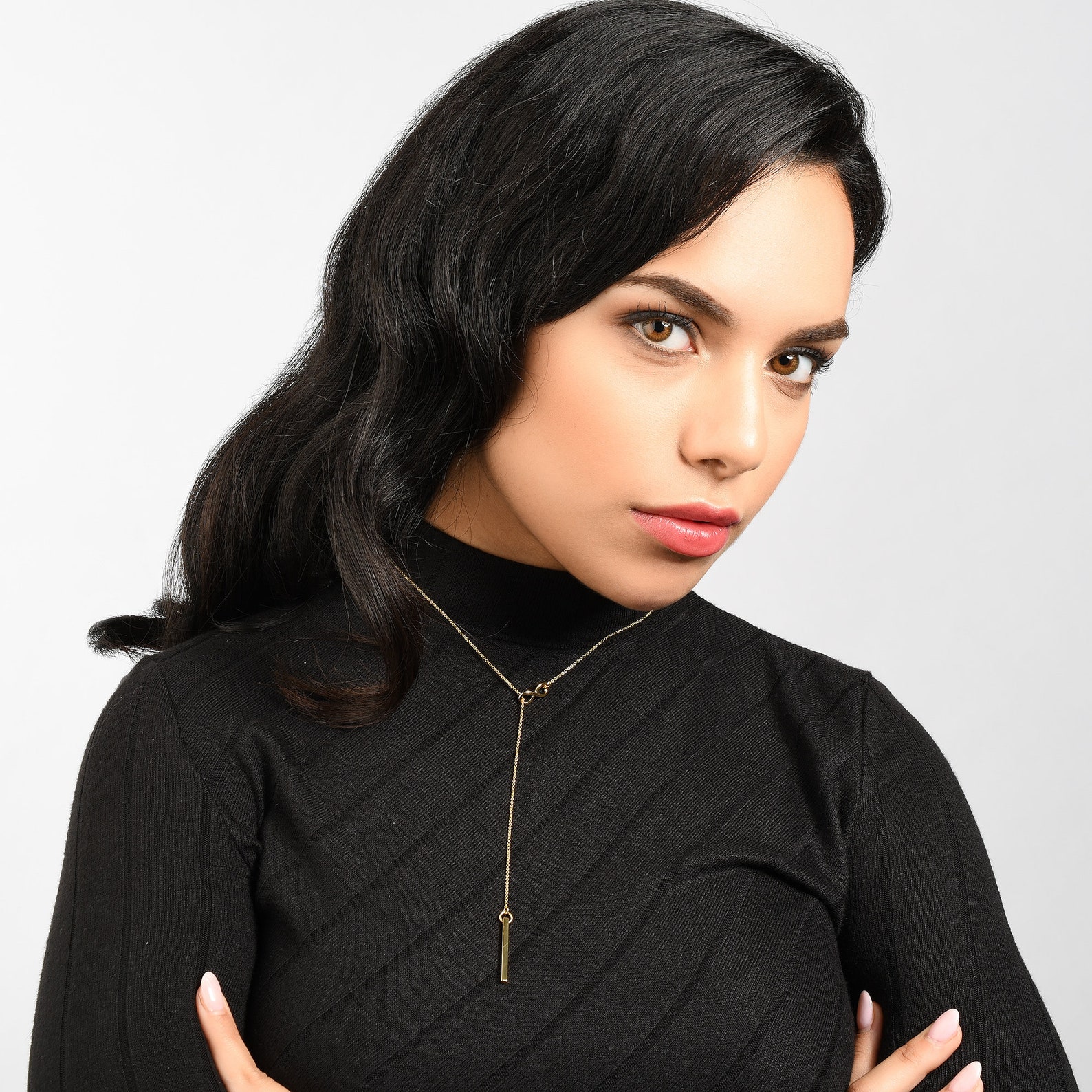 Gold Lariat Necklace for Women Gold Infinity Y Necklace for Etsy UK