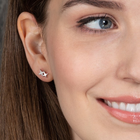 Cute Pearls Earrings Gold Plated Silver Hoop Earrings for Women –  igemstonejewelry