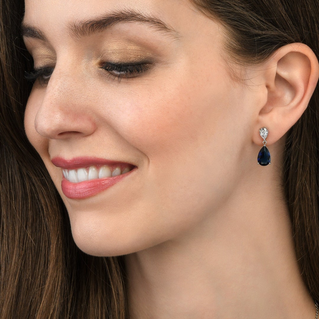 Orecchini in Argento 925 con Pietre semipreziose e Petali veri - FANCS•V