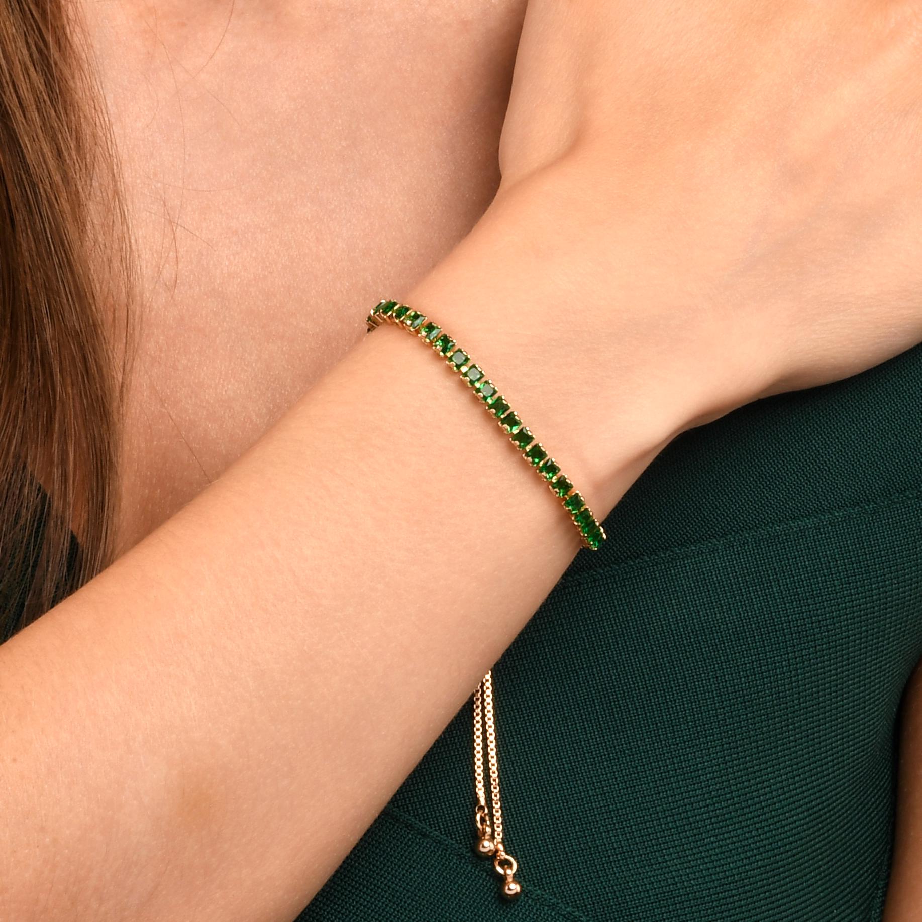 Bracciale Giallo In Argento 925 Con Cristalli Luminosi Collezione Pop