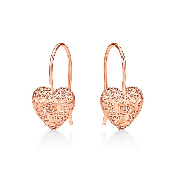 Orecchini A Stella In Argento 925 - Donne, Ragazze, Set Di 1 Coppia, Rosa, Leggeri 2.5g - 4