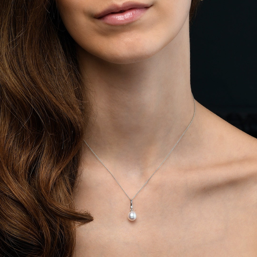 Kakonia Set Di 3 Collane A Y In Acciaio Inossidabile: Con Perle E CZ, Placcato Oro 14K, Regalo Donna Impilabile - 3