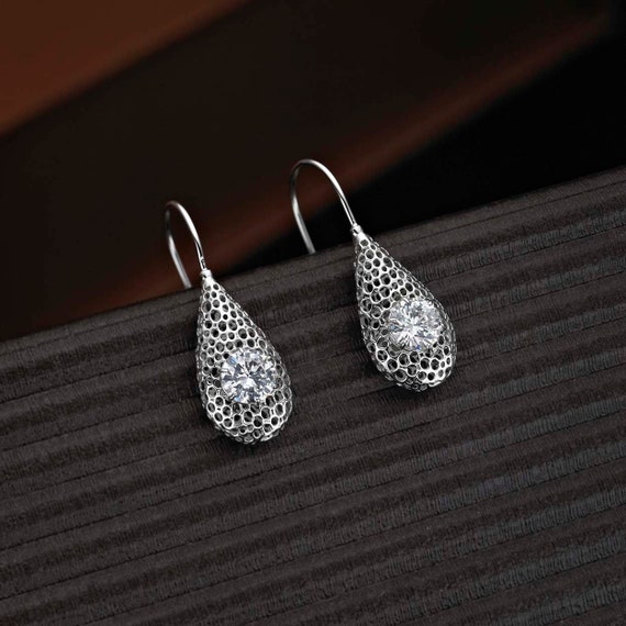 3 Paia Orecchini In Argento 925 Con Zirconi Cubici, Mini Taglie 3/4/5 Mm, Ipoallergenici, Regalo Per Donna - 4