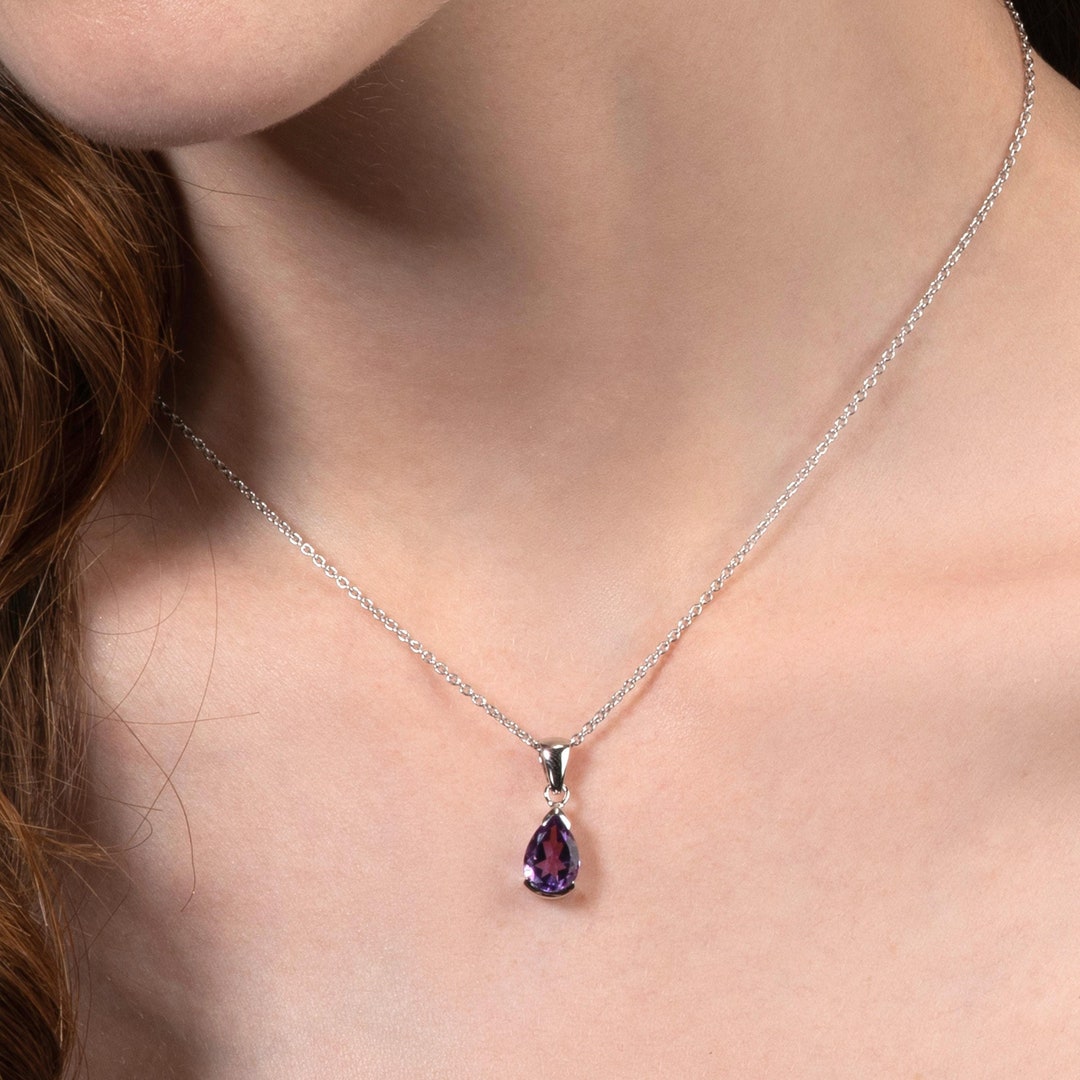 sterling-silver-amethyst-necklace-for-women-natural-amethyst-pendant