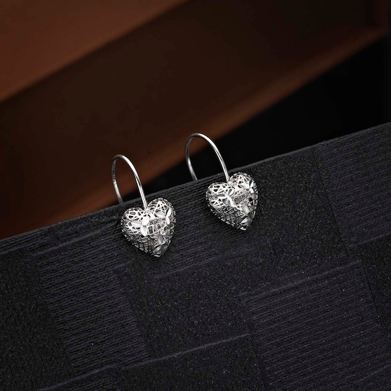 Kerraom Pendientes Aro Negro Mujer Plata De Ley 925 De Flores Negras, Aros Pequeños Elegantes Para Mujer Y Niñas, Brincos Arete Con Circonita Cúbica Brillantes Joyería