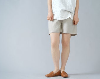 Light Linen Shorts | Etsy Singapore