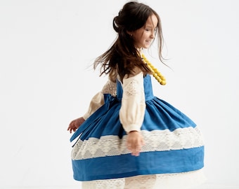 Leinen Kleid für Baby Mädchen, Vyshyvanka Kleinkind Sommerkleid, Ukrainisch Boho Kleidung