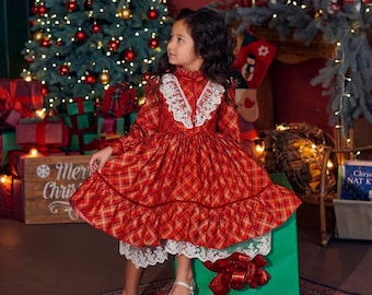 Vintage 80s Baby Girl 12M Christmas Dress Red Gingerbread House Holiday 1980s Etsy
