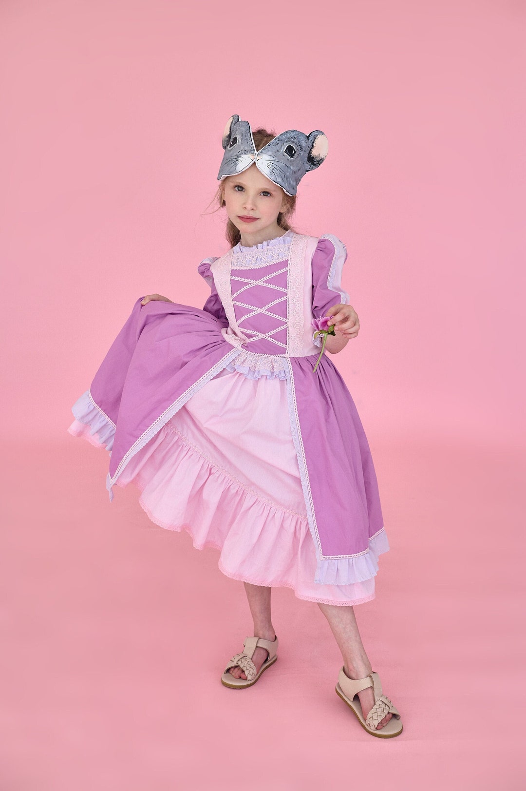 Halloween Pink Baby Dress Princess Girl Tulle Fluffy Dress Etsy