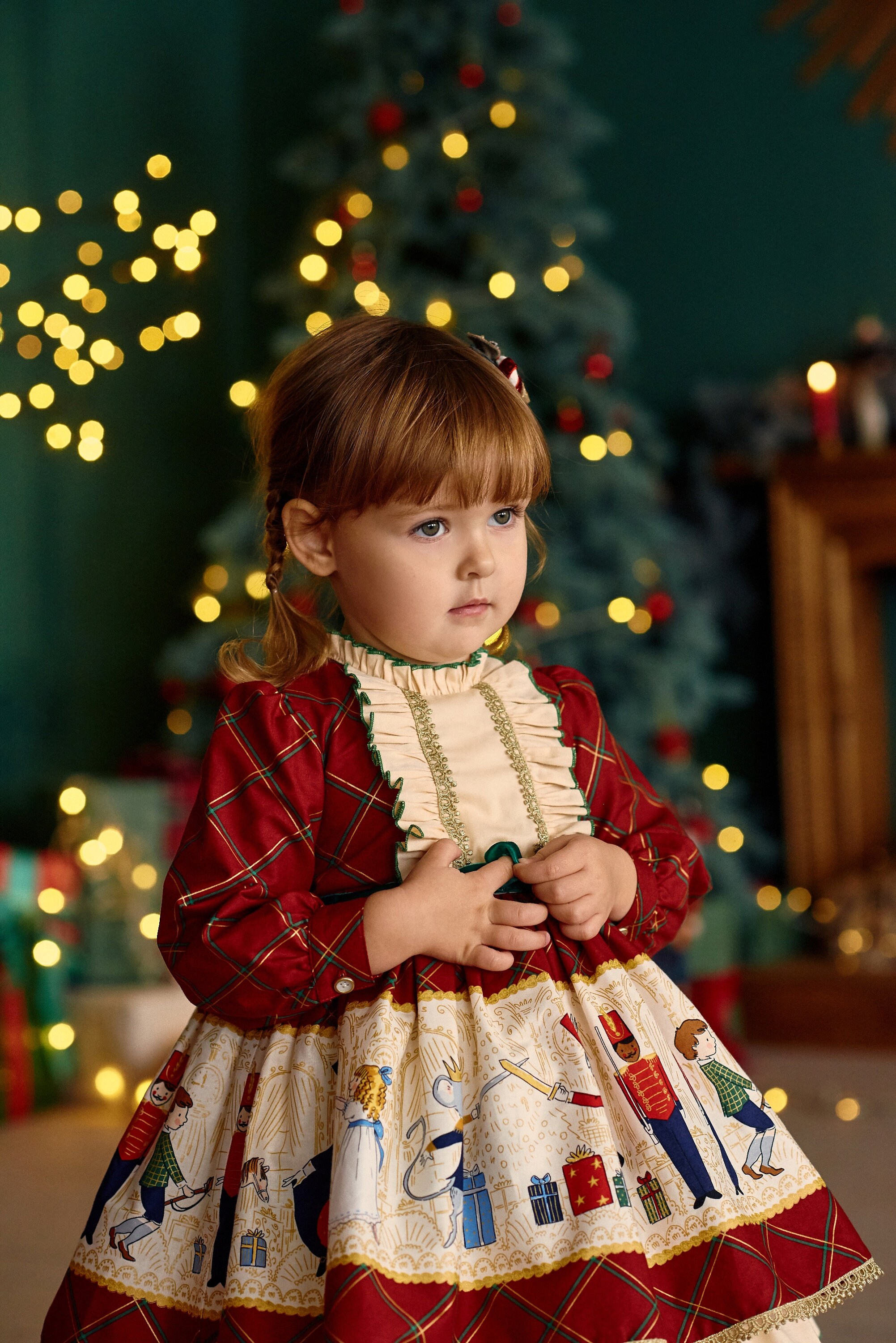 Halloween Nutcracker Baby Dress Tartan Girl Dress Cosplay Etsy