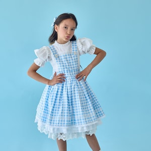 Zauberer Geburtstagskleid für Baby Mädchen und Kleinkind im Oz Stil, Dorothy erster und zweiter Geburtstag Party Rock