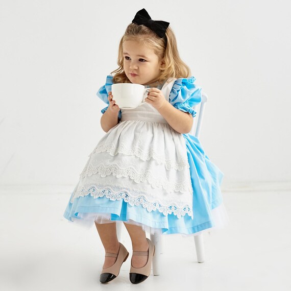 blue easter dress baby girl Smocked Easter Chicks Blue Stripe Bishop Dress 12m main image 0