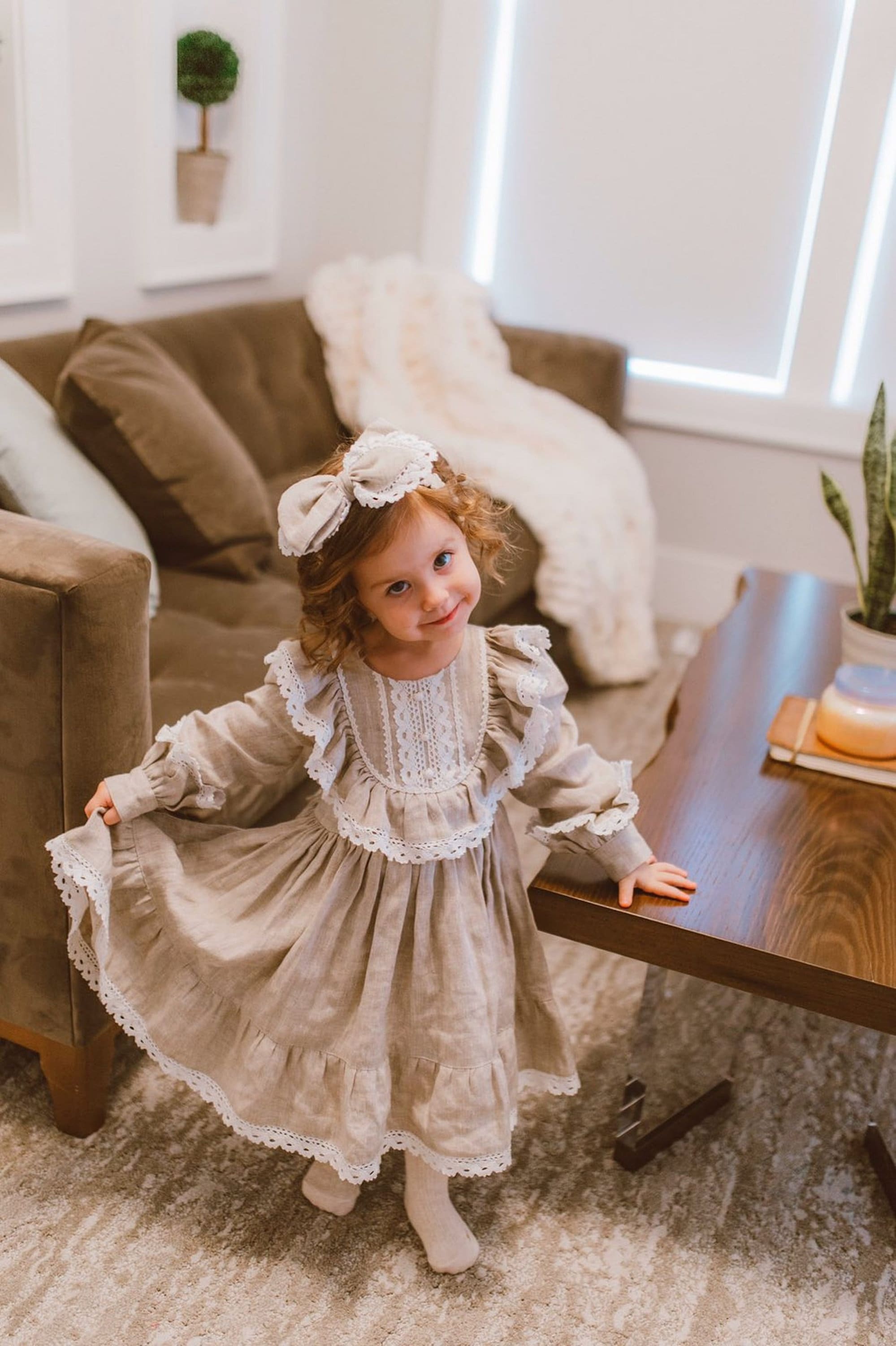 For Girls Pink Target Baby Girl Easter Dresses Linen Baby Girl Easter Dress  From Grey Italian