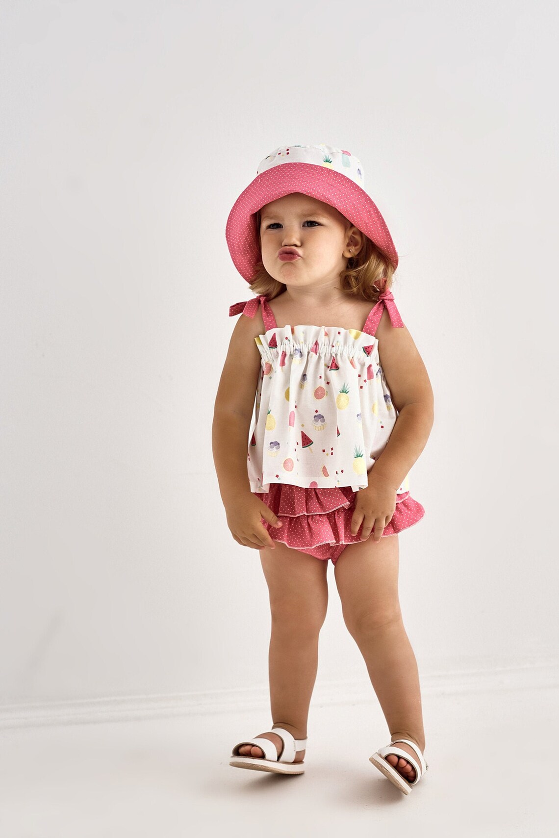 Baby Girl Swimming Suit Swimsuit Of Ice Cream Shirt And Pink Etsy