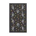Slightly Subtle Skeleton Hand Towel, Grey Gray Halloween Spooky Trump Fun Decor Kitchen Bathroom, Perfect Parties, Trick or Treat Fall Vibes