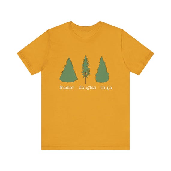 Frasier Douglas Thuja FDT Pine Tree Tee for Nature Lovers, Unisex Birthday  Gift, Casual Wear, Outdoor Adventure Shirt, Eco-conscious Style - Etsy  Israel