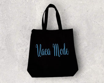 Vaca Mode - Personalized Canvas Bag