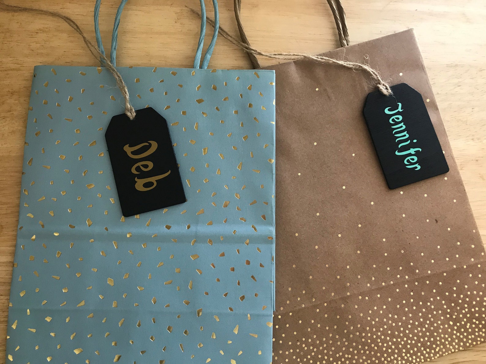 Customized Name Tags Gift Bag Tags Birthday Tags Christmas Etsy