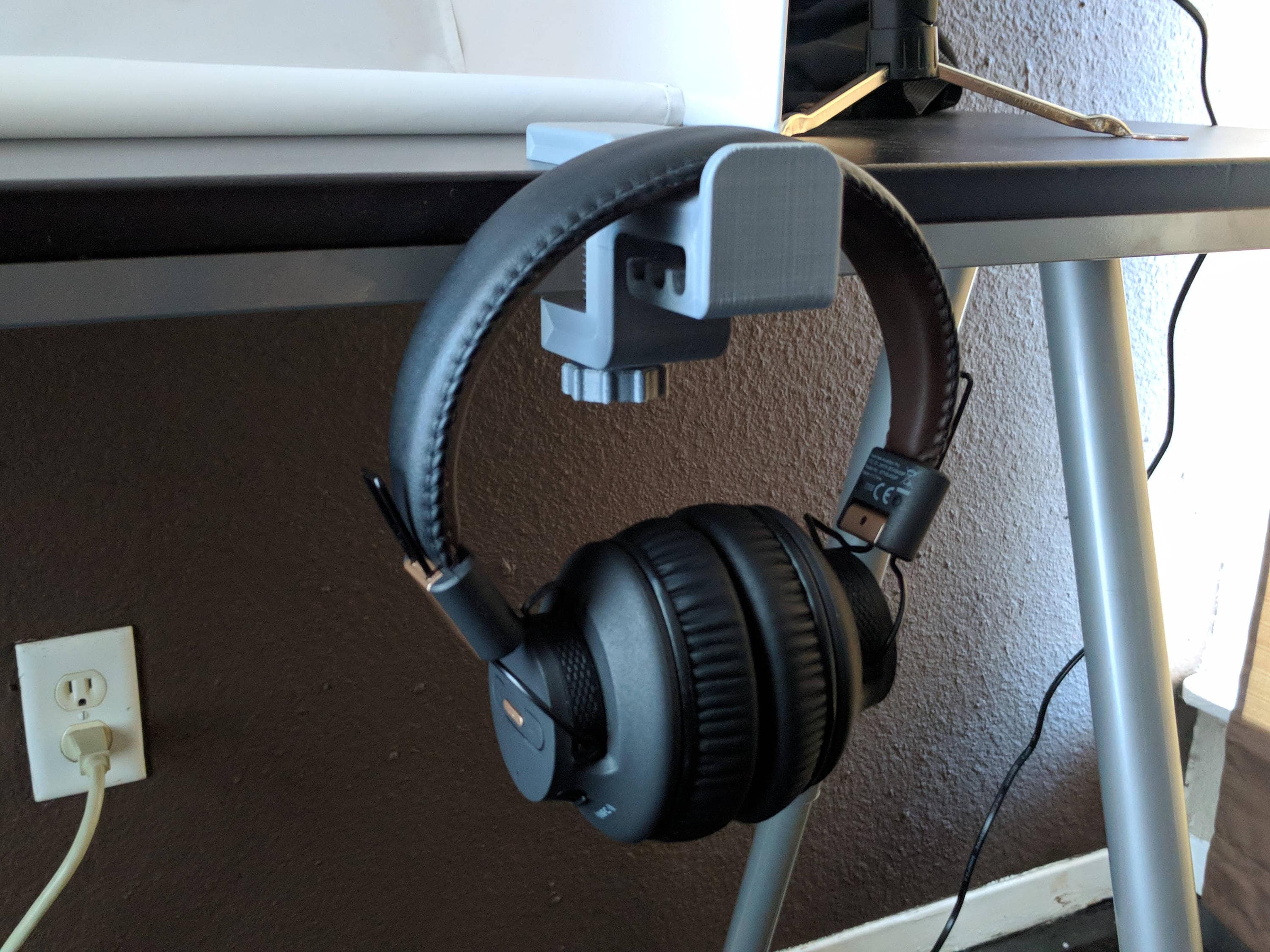 3d Printed Desk Clamp Headphone Stand Etsy UK