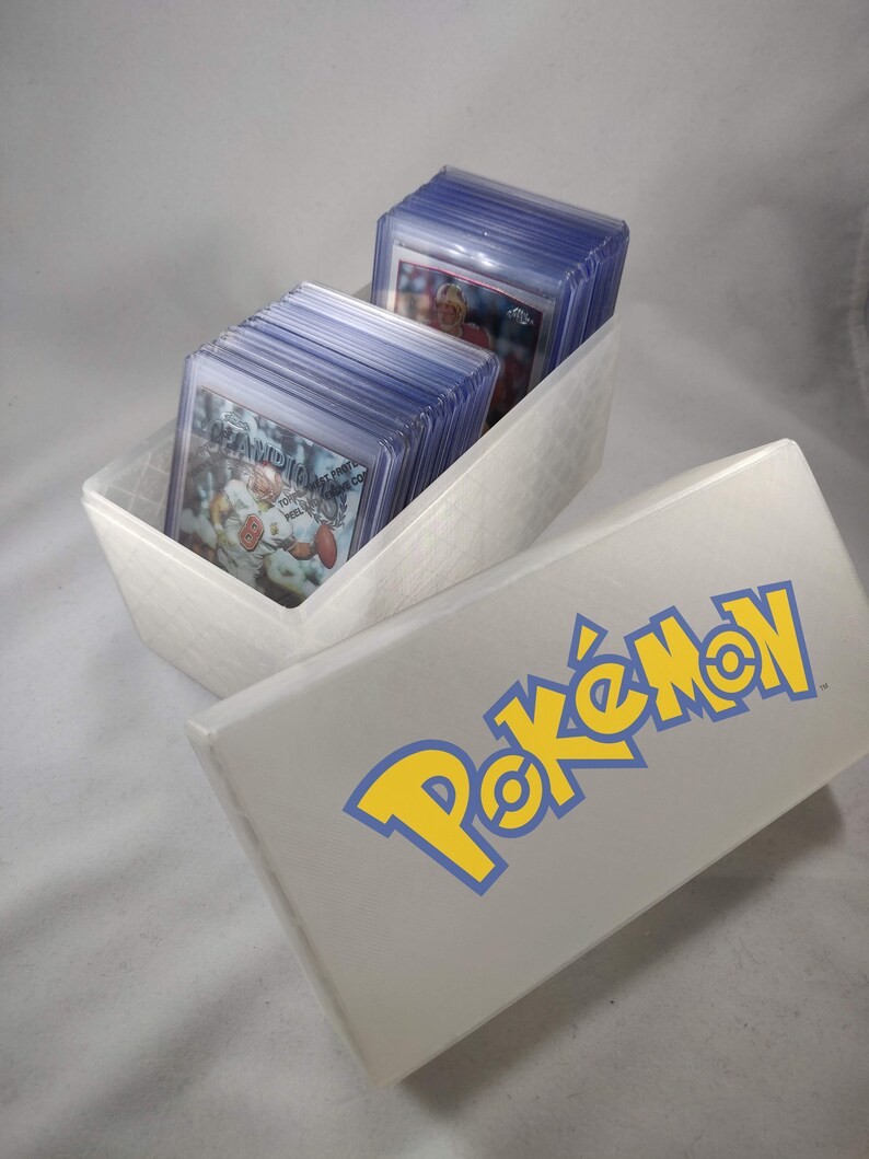 100 Card Top Loader Storage box Sports Card Pokemon Card Etsy