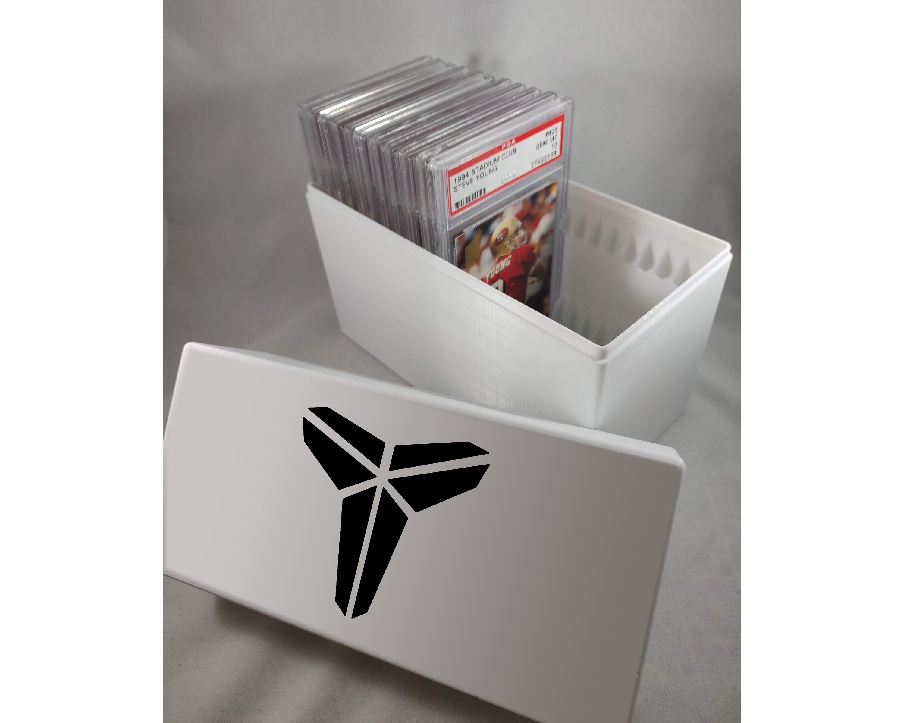 Caja de almacenamiento de tarjetas deportivas con calificación | Etsy