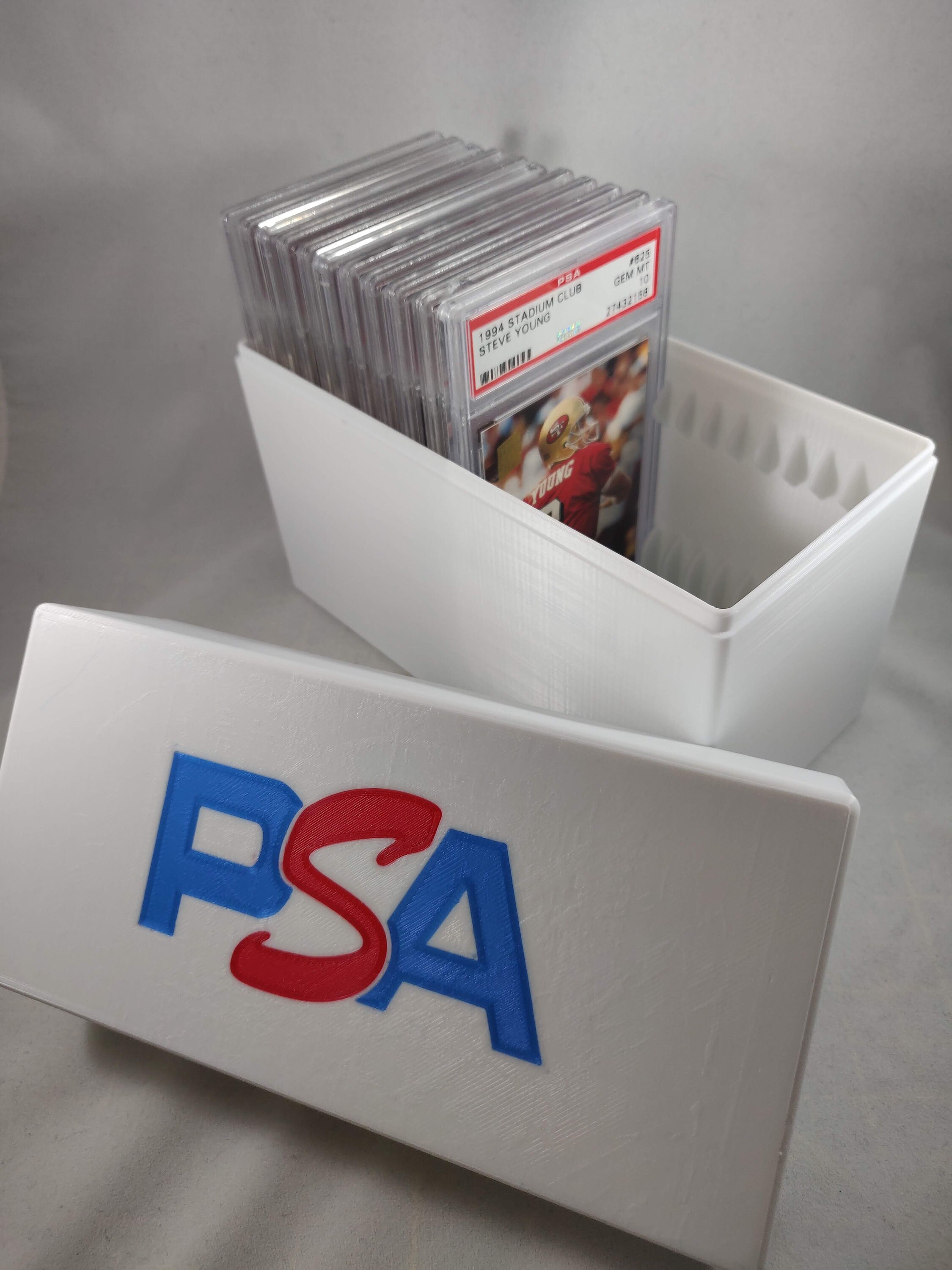 Caja de almacenamiento de tarjetas deportivas con calificación | Etsy