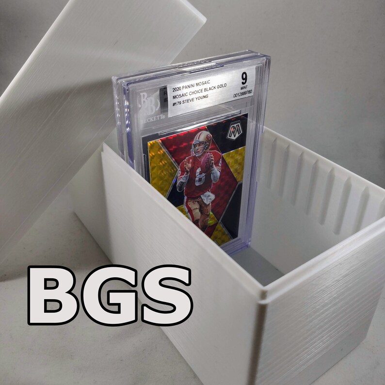 20 BGS Slotted Graded Sports Card Storage Box Sports Card Etsy