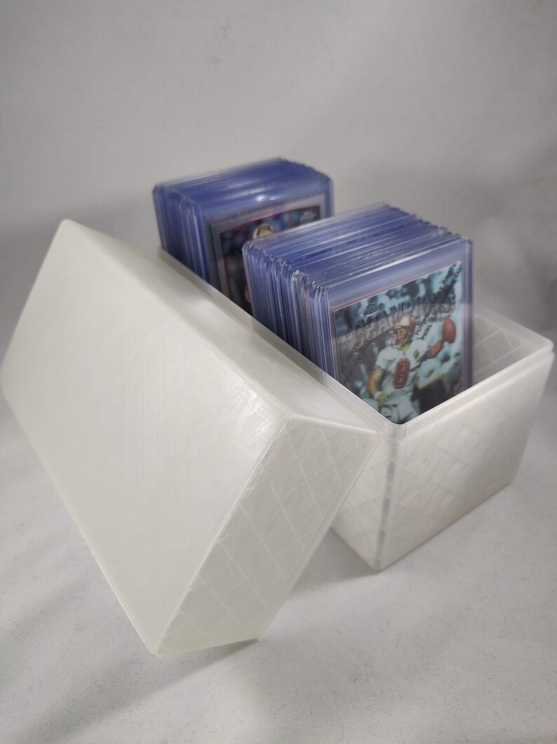 100 Card Top Loader Storage Box Sports Card Pokemon Card Etsy