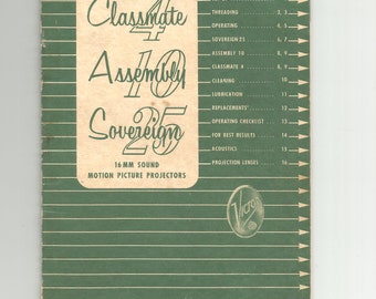 Instrucciones del proyector Kalart Victor de 16 mm (descarga digital)