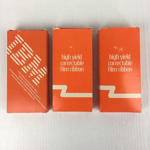 High Yield Correctable Film Ribbon Black - Lot of 3 - 1 IBM 1 New 2 Used