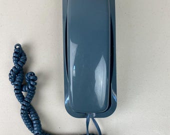 Klingeltelefon Mitbewohner Grau 58000 Druckknopf Wand Schreibtisch Princess Slim NW Bell