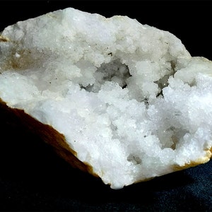 DRUSE GEODE de Quartz pur sous gangue noduleuse pour régénération des cristaux et gemmes de lithothérapie bijoux et pierres naturelles image 9