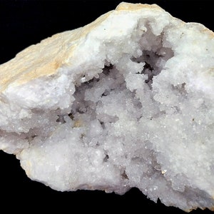 DRUSE GEODE de Quartz pur sous gangue noduleuse pour régénération des cristaux et gemmes de lithothérapie bijoux et pierres naturelles image 4