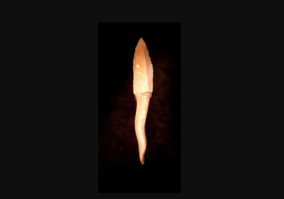 Couteau à lame en silex « Le chaman » C0606, Galerie