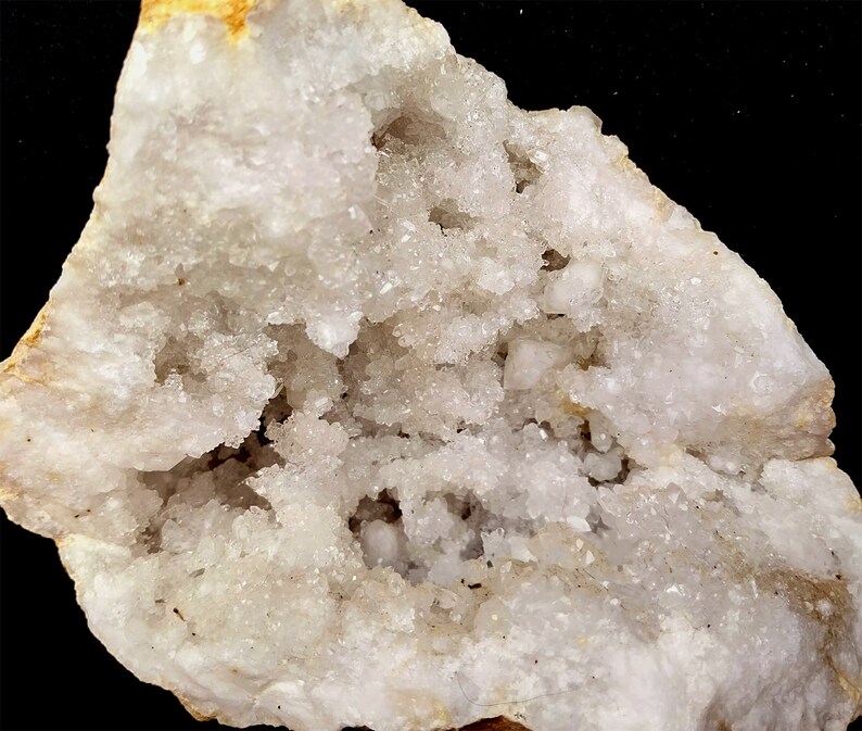 DRUSE GEODE de Quartz pur sous gangue noduleuse pour régénération des cristaux et gemmes de lithothérapie bijoux et pierres naturelles image 8