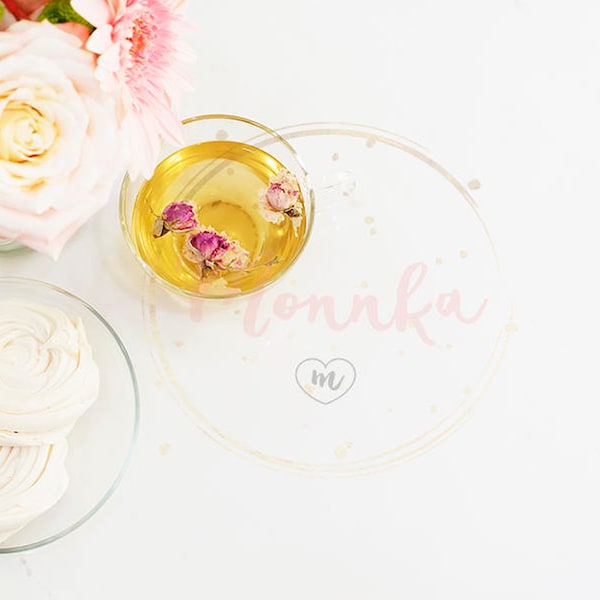 Styled Stock Photo. A cup of healthy herbal tea with dried roses. Beautiful fresh flowers, French meringue cookies on marble table, top view