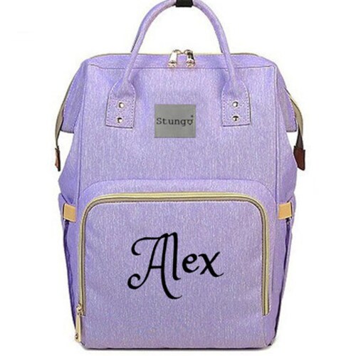 Diaper Bag Nappy Baby Bag. Backpack PERSONALIZED Name Etsy