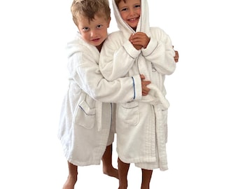 GEPERSONALISEERDE babybadjas peuterbadjas aangepaste monogram/naam peuterbadjas/babyshower babybadjas kinderbadjas