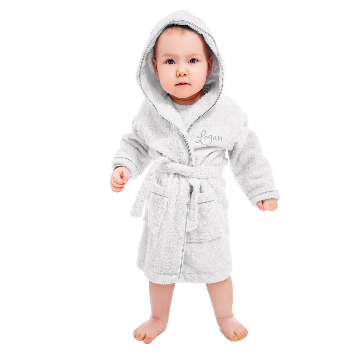 PERSONALIZED Baby Bathrobe Toddler Bath robe Custom Monogram Etsy