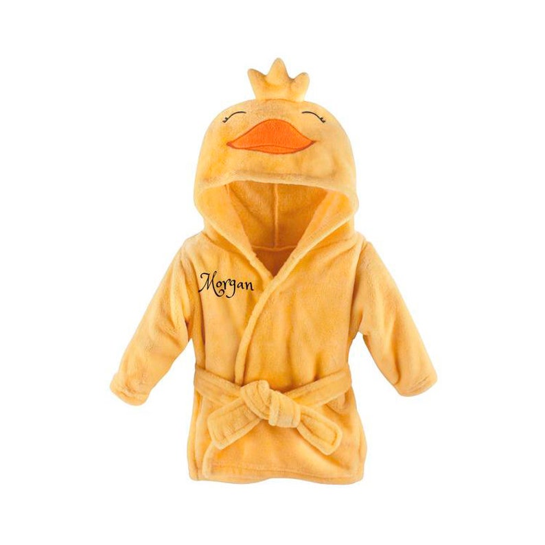 custom baby bathrobe
