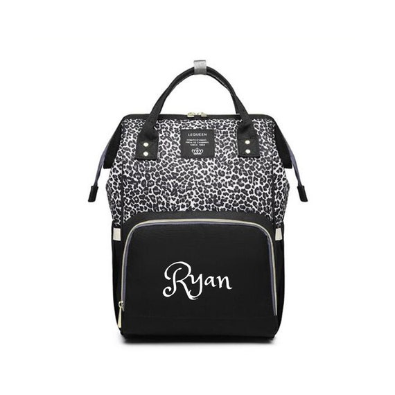 Leopard deals changing bag