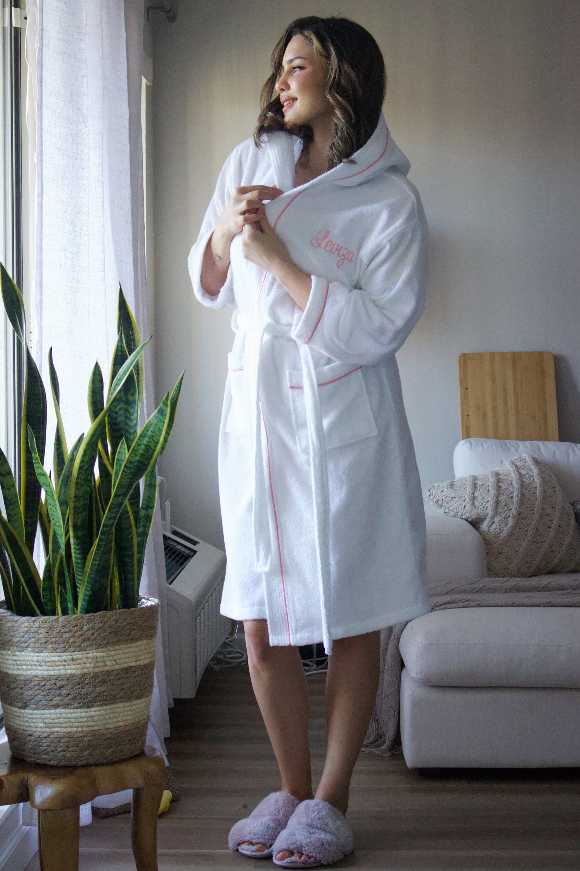 PERSONALIZED Baby Bathrobe Toddler Bath Robe Custom Monogram /name ...