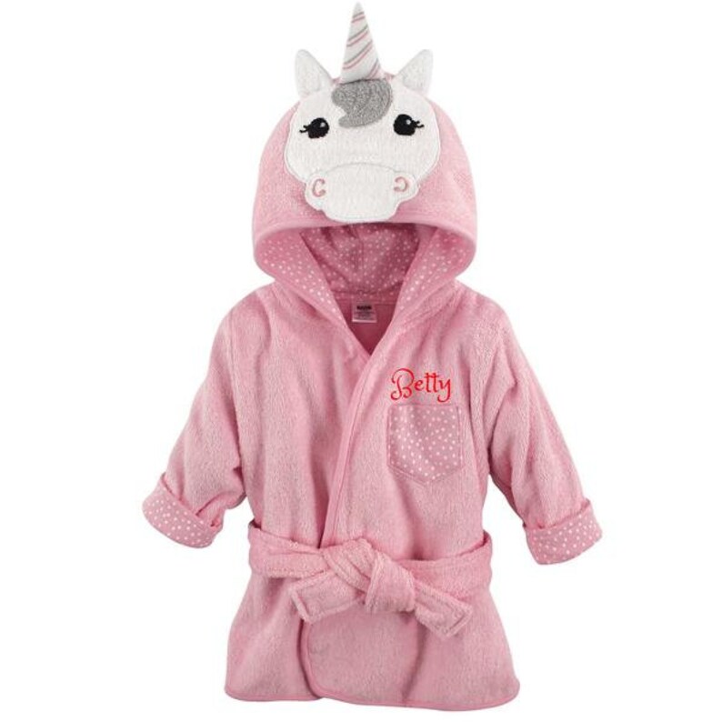 personalised towel robe