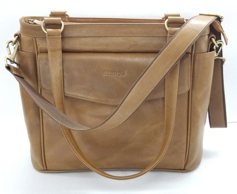 leather diaper tote bag