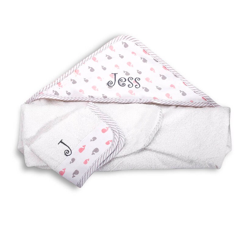 personalized baby towels and washcloths