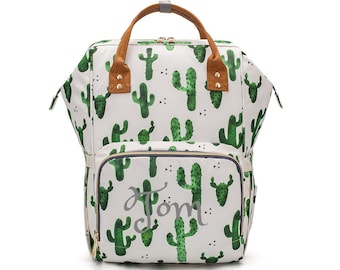 cactus diaper backpack