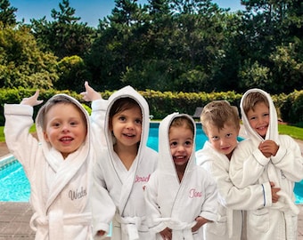 PERSONALIZED Baby Bathrobe Toddler Bath robe Custom Monogram /Name Toddler bathrobe /Baby Shower Baby Bath Robe kid bathrobe