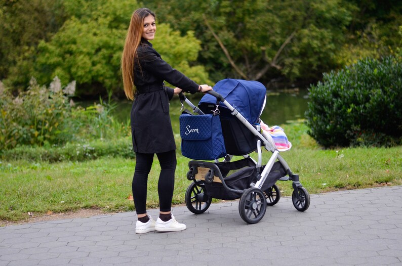 PERSONALIZED Large Messenger Diaper Bag 3 in 1 Set navy Etsy